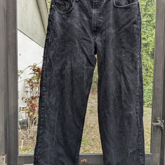 Polo Jeans Company Ralph Lauren Black Banner Jeans 38x 28.5 - Picture 3 of 3